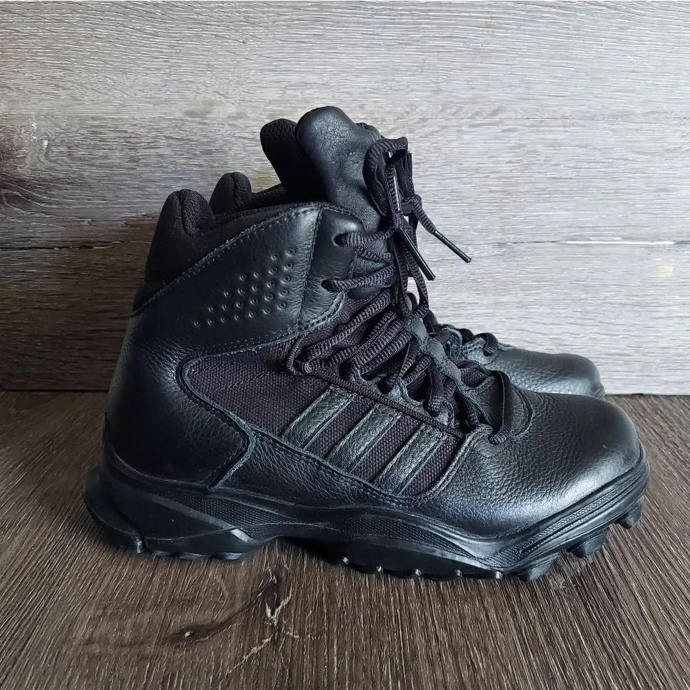 adidas GSG-9.7 Tactical Boot Leather Hiking (Black) Size 4